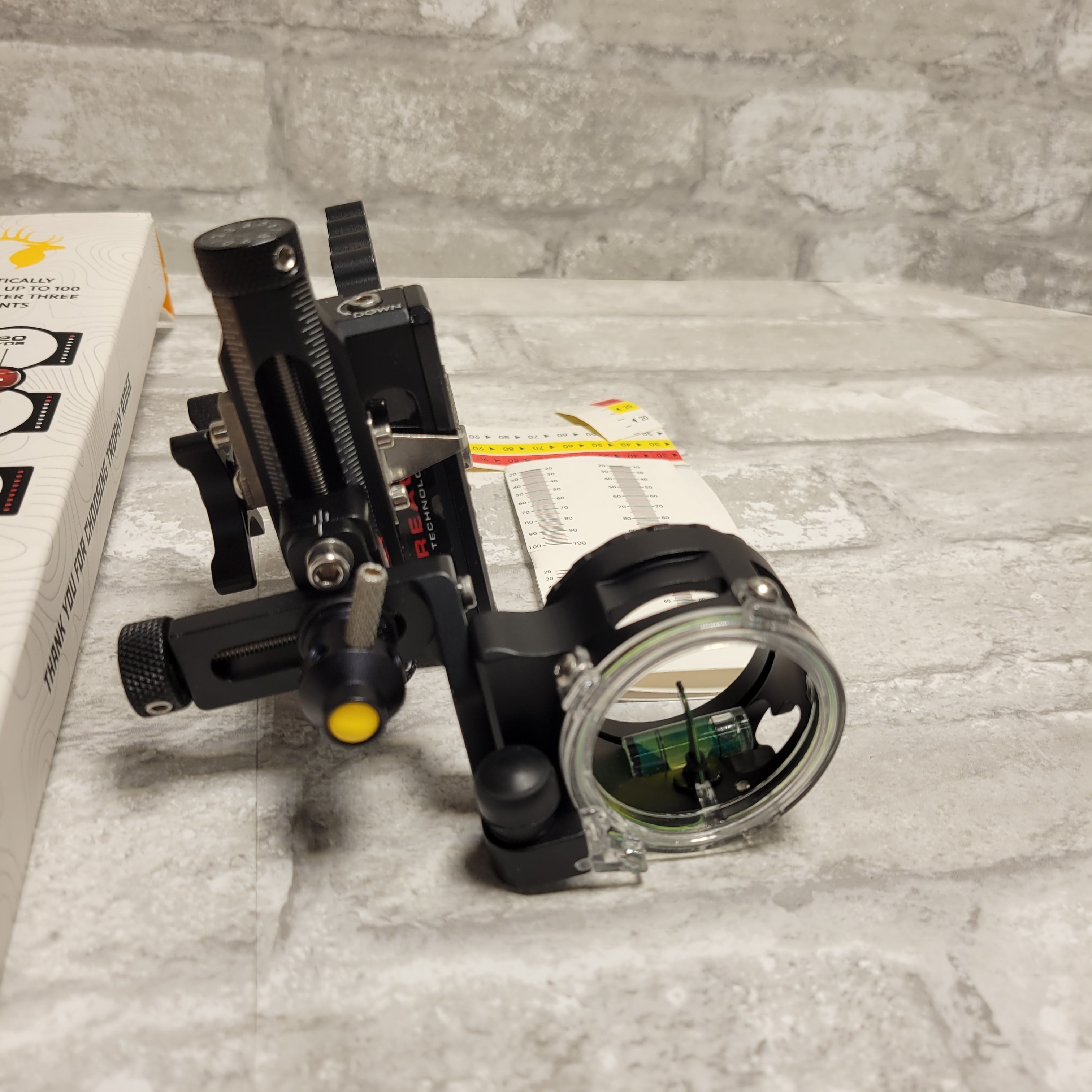 Trophy Ridge AS701R19 React One Pro Bow Single Pin .019 Right Hand Sight *READ* (8010990813422)